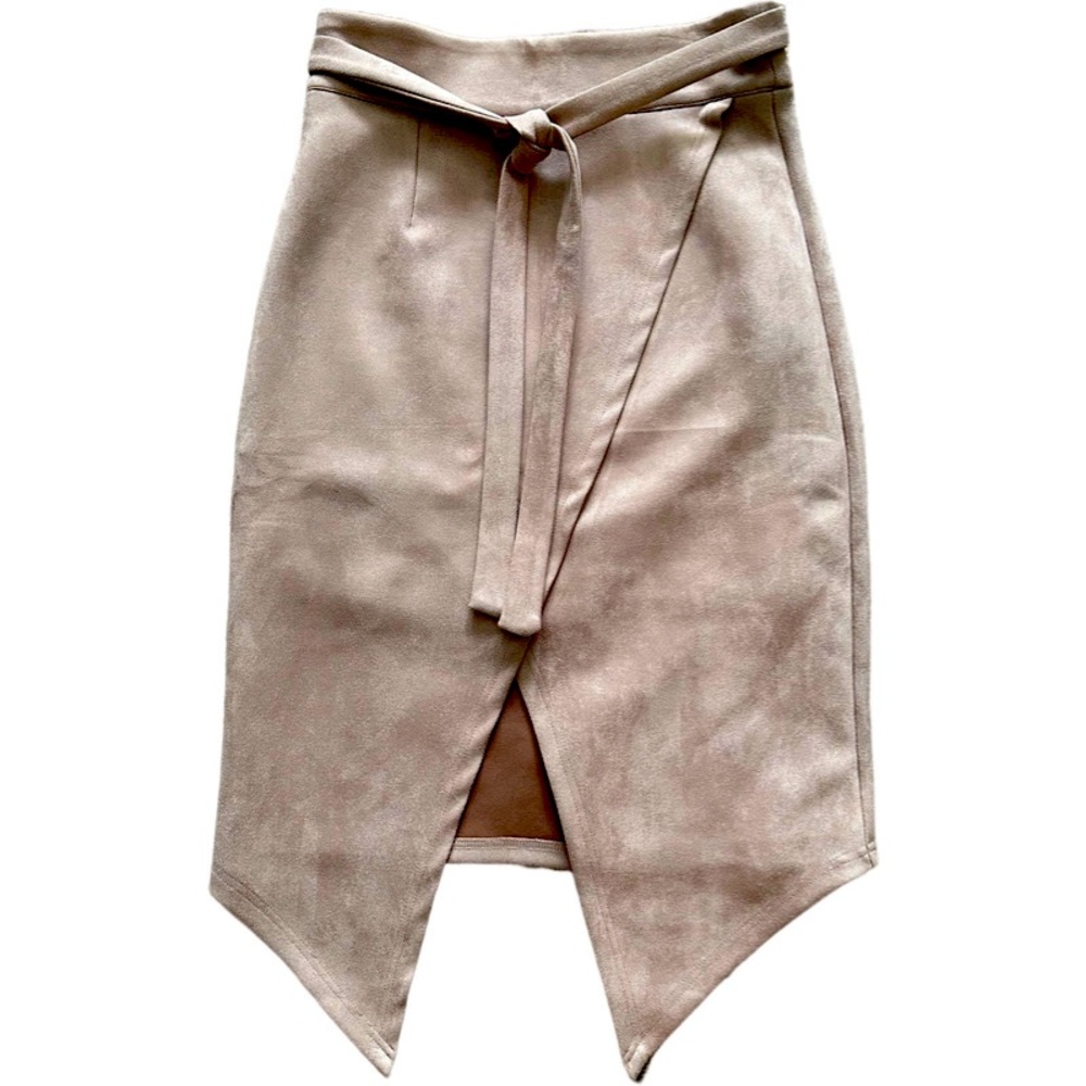 Suede Midi Skirt - Size Medium - Only worn once